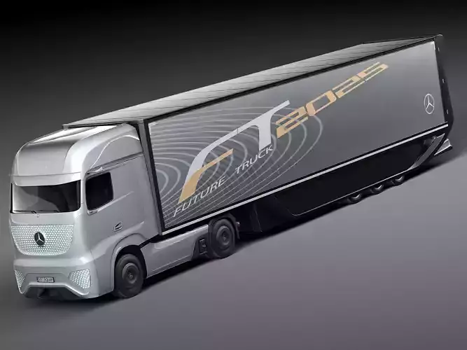 Mercedes-Benz FT 2025 Future Truck with trailer
