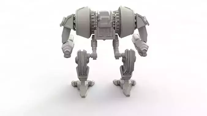 3D Robot model lego star wars
