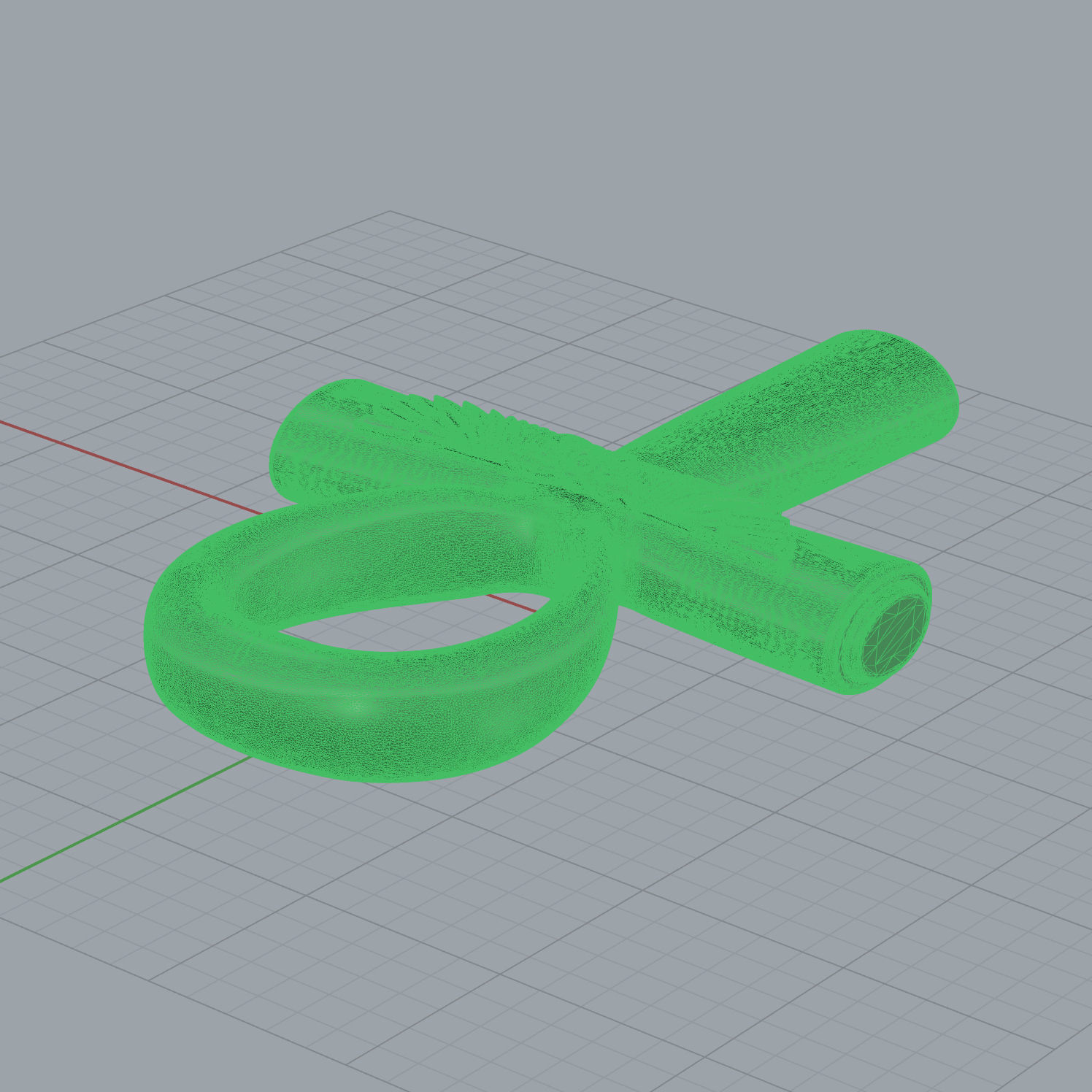 Ankh cross pendant 3D print model_19