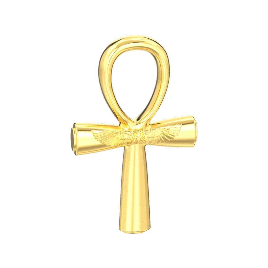 Ankh cross pendant 3D print model_8
