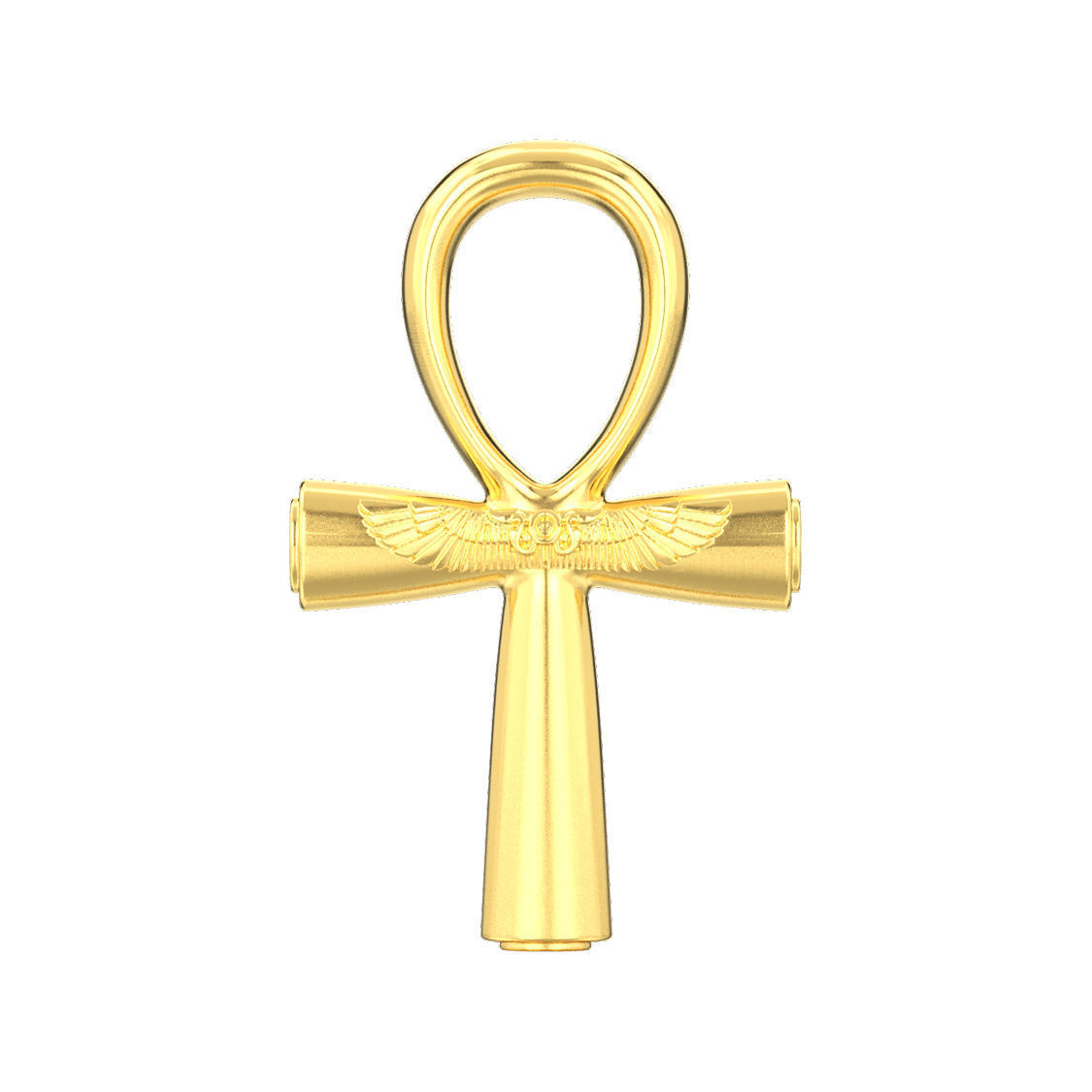 Ankh cross pendant 3D print model_1