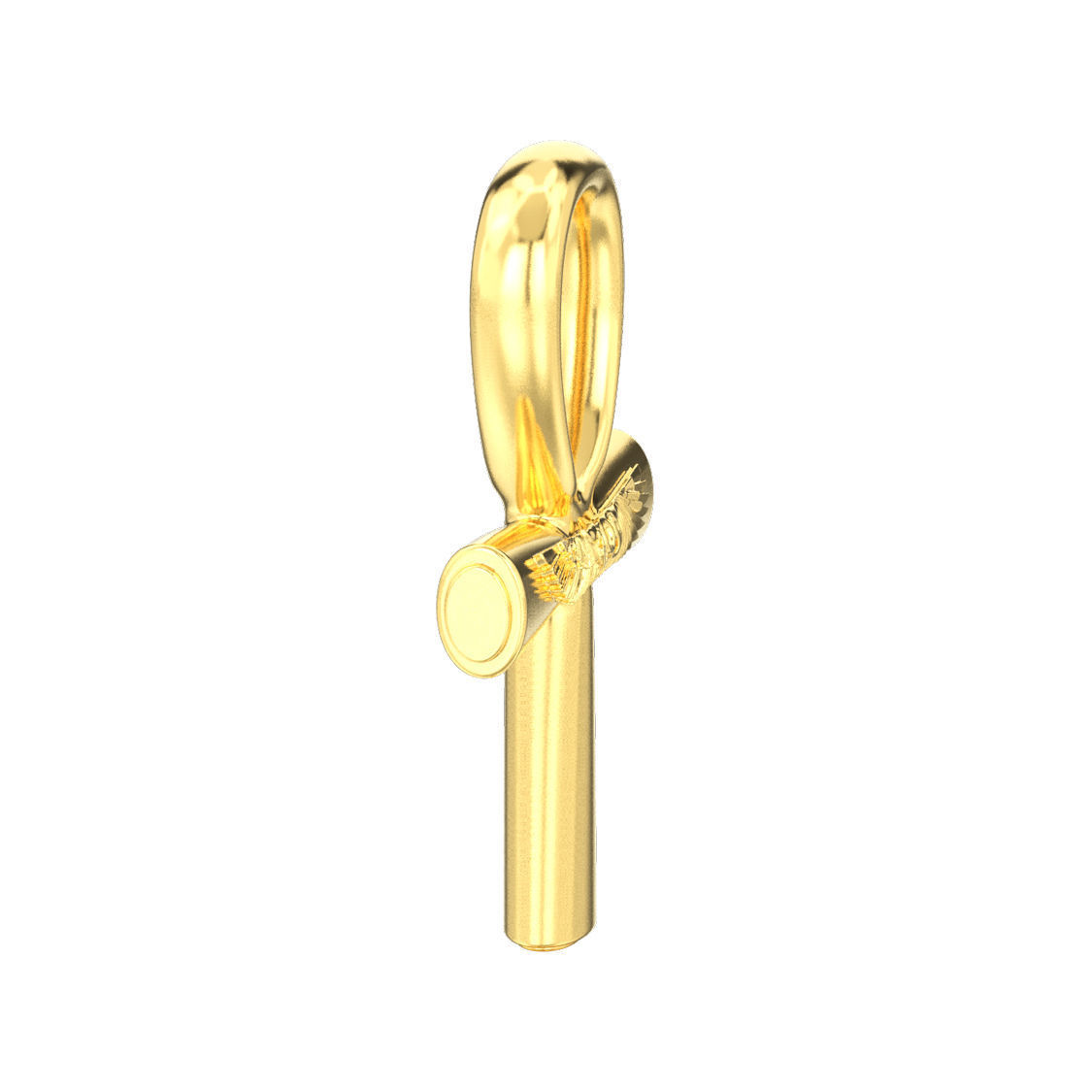 Ankh cross pendant 3D print model_5