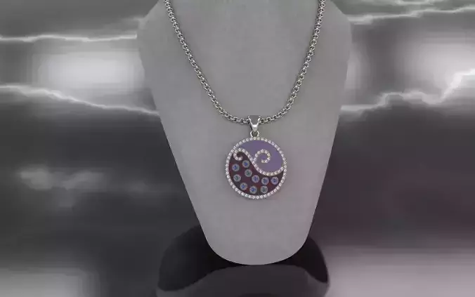 Pendant With Diamonds