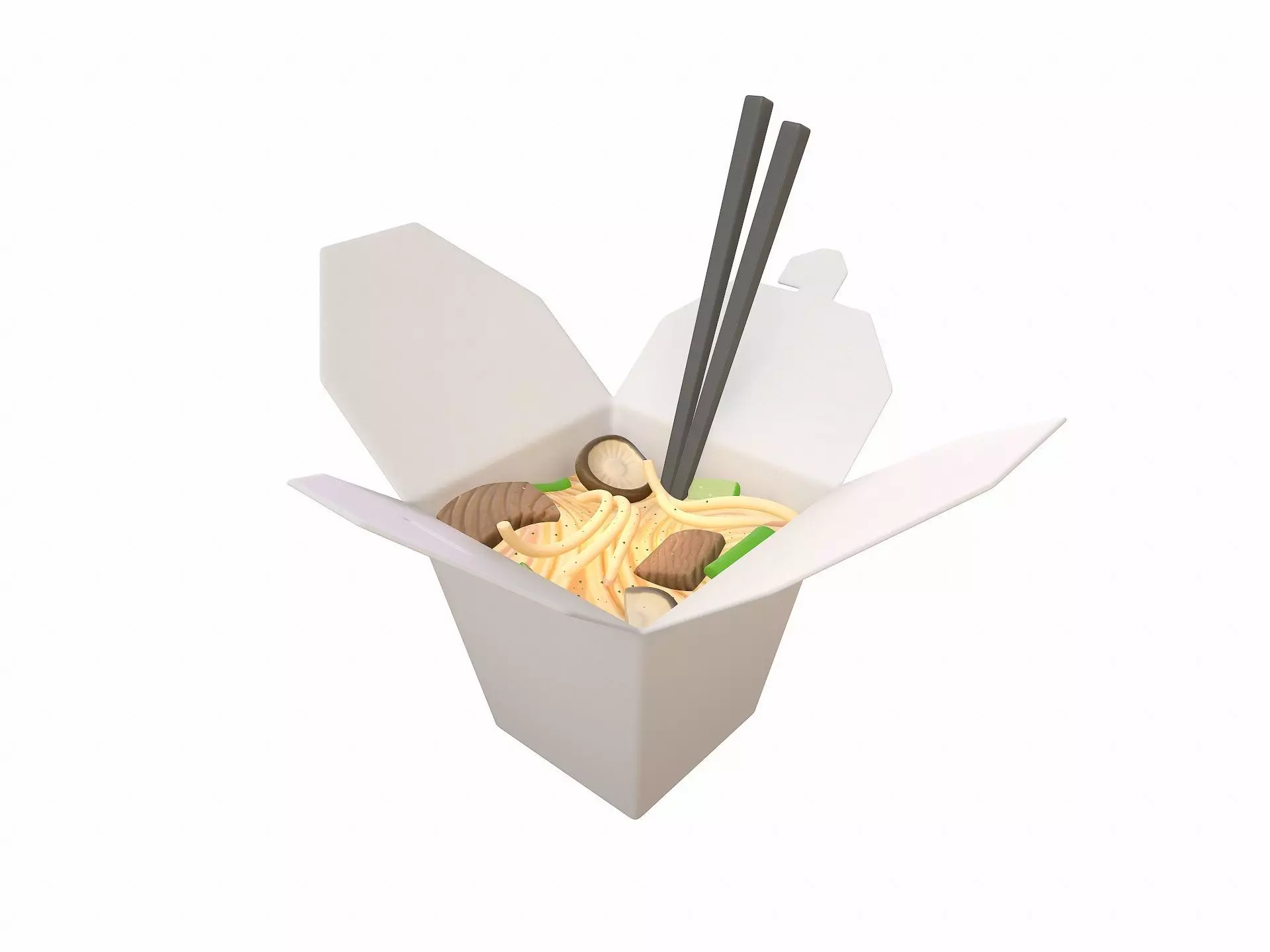 Noodle Box 3D model_0