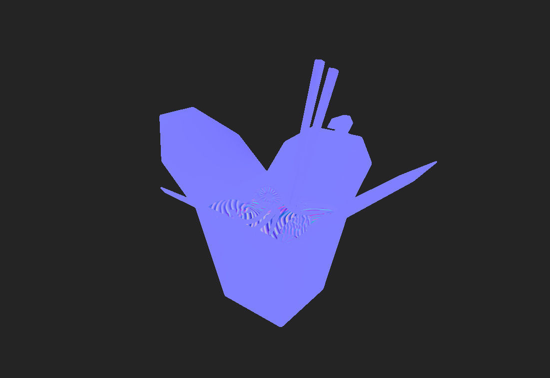 Noodle Box 3D model_11