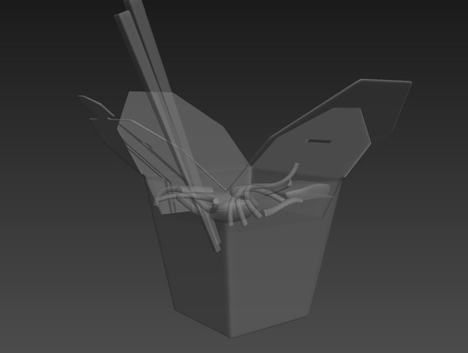 Noodle Box 3D model_23