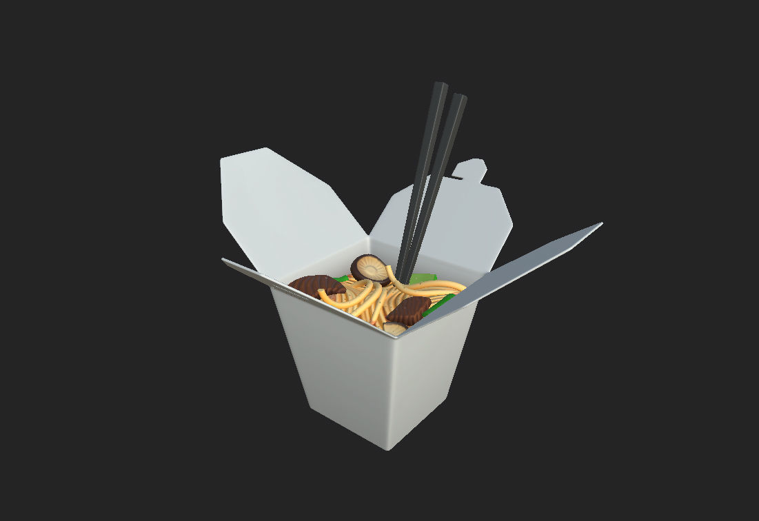 Noodle Box 3D model_9