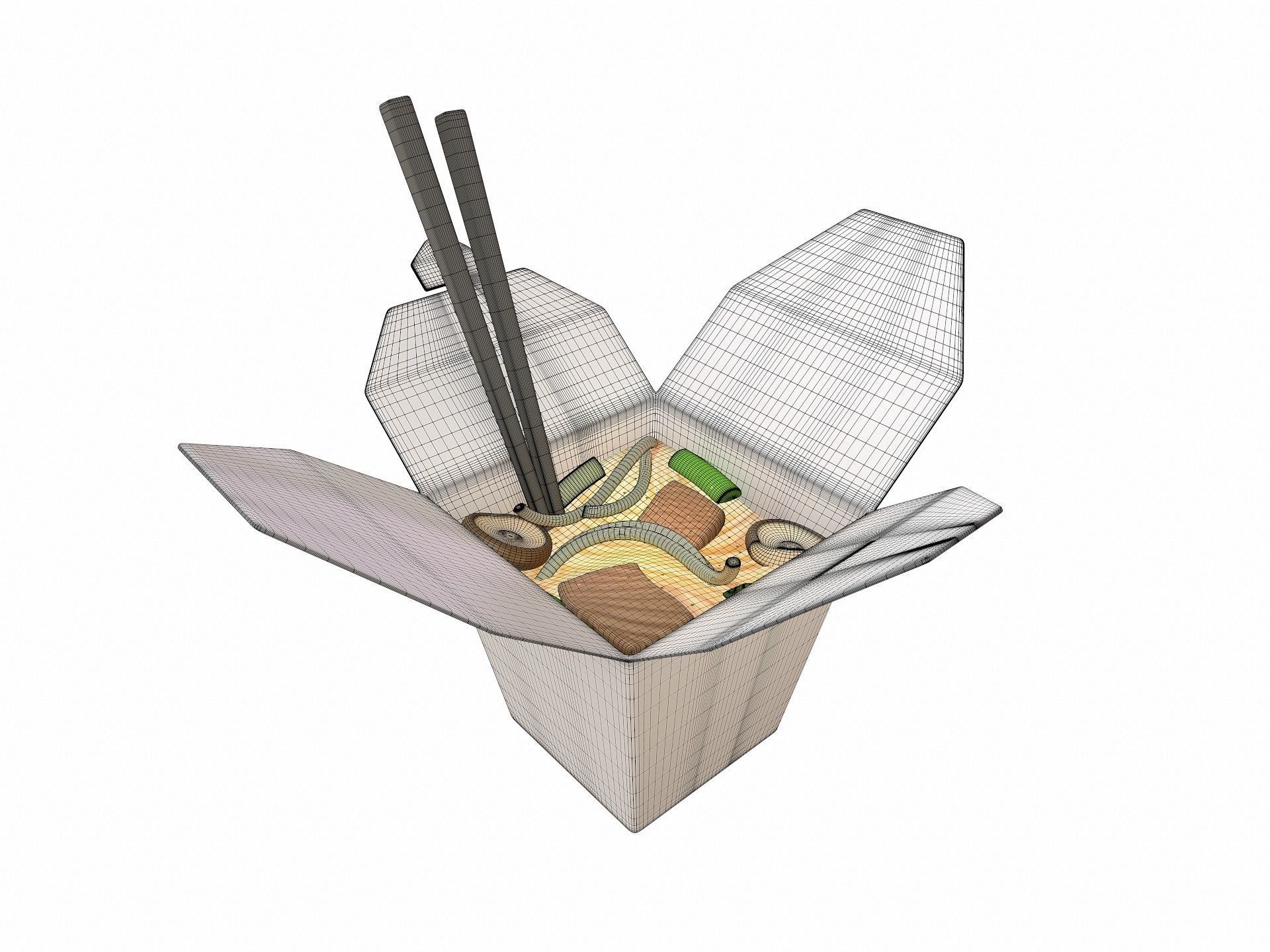 Noodle Box 3D model_8