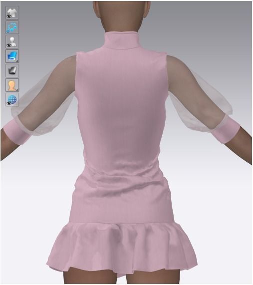 Female Fashion and Clothes - Vintage Pink 3D model_9