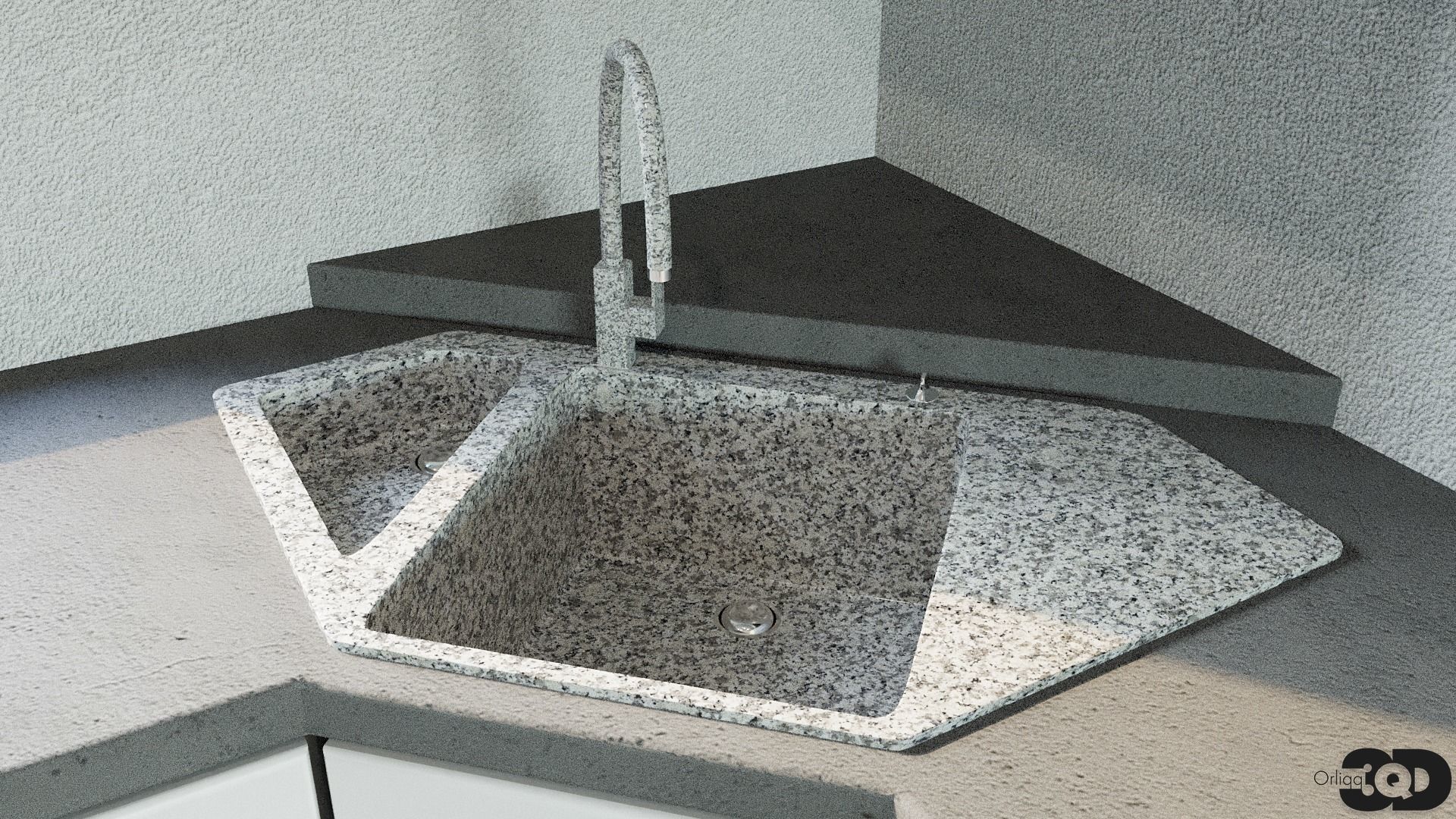 Modern House 02 3D model_13