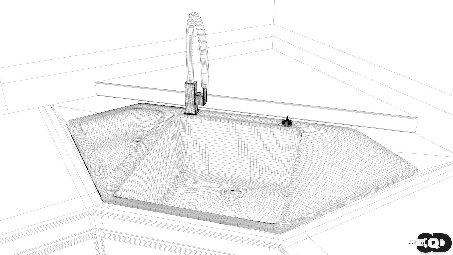 Modern House 02 3D model_20