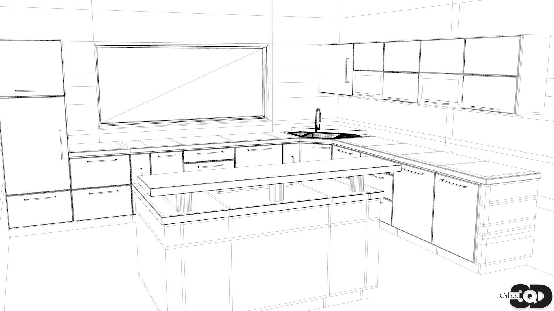 Modern House 02 3D model_18