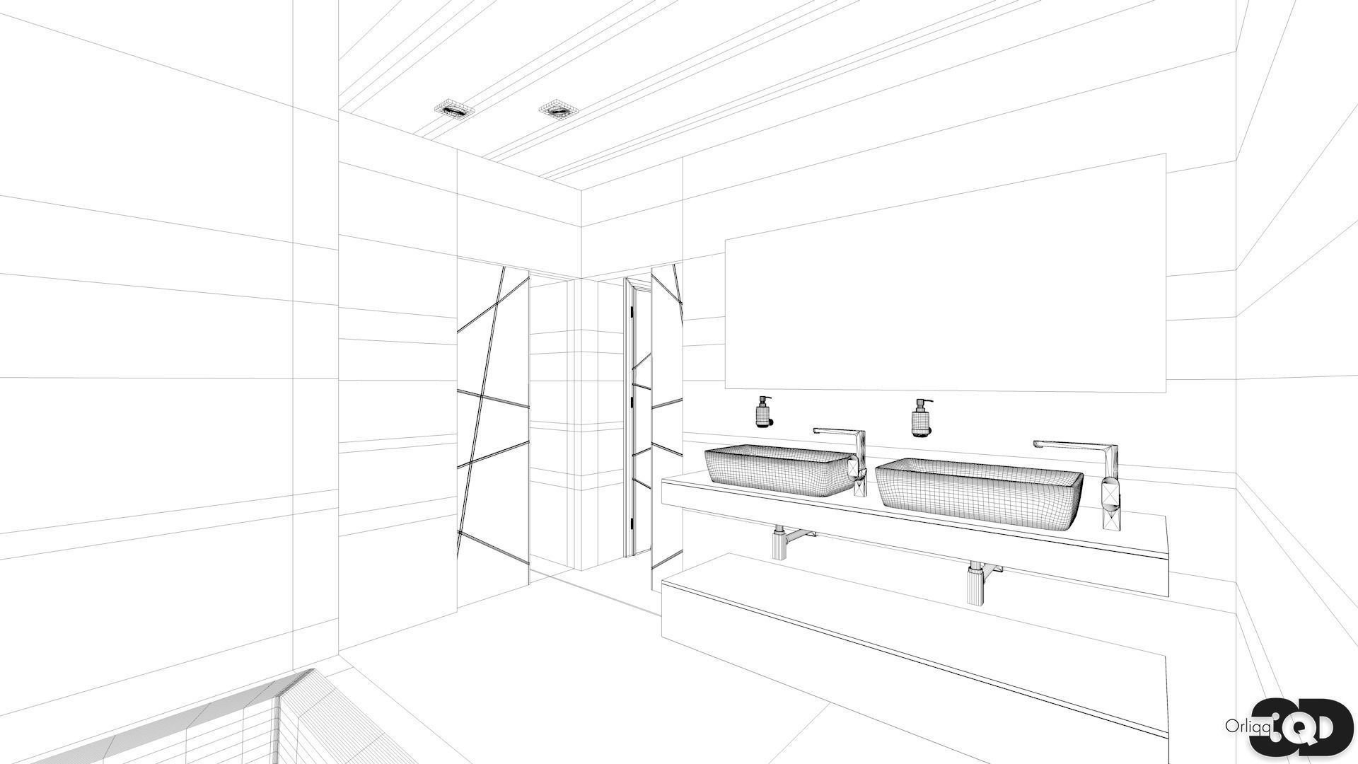 Modern House 02 3D model_25