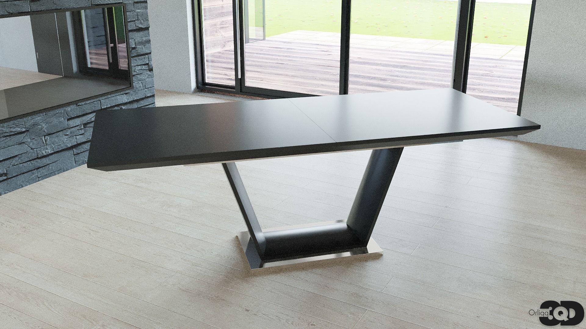 Modern House 02 3D model_15