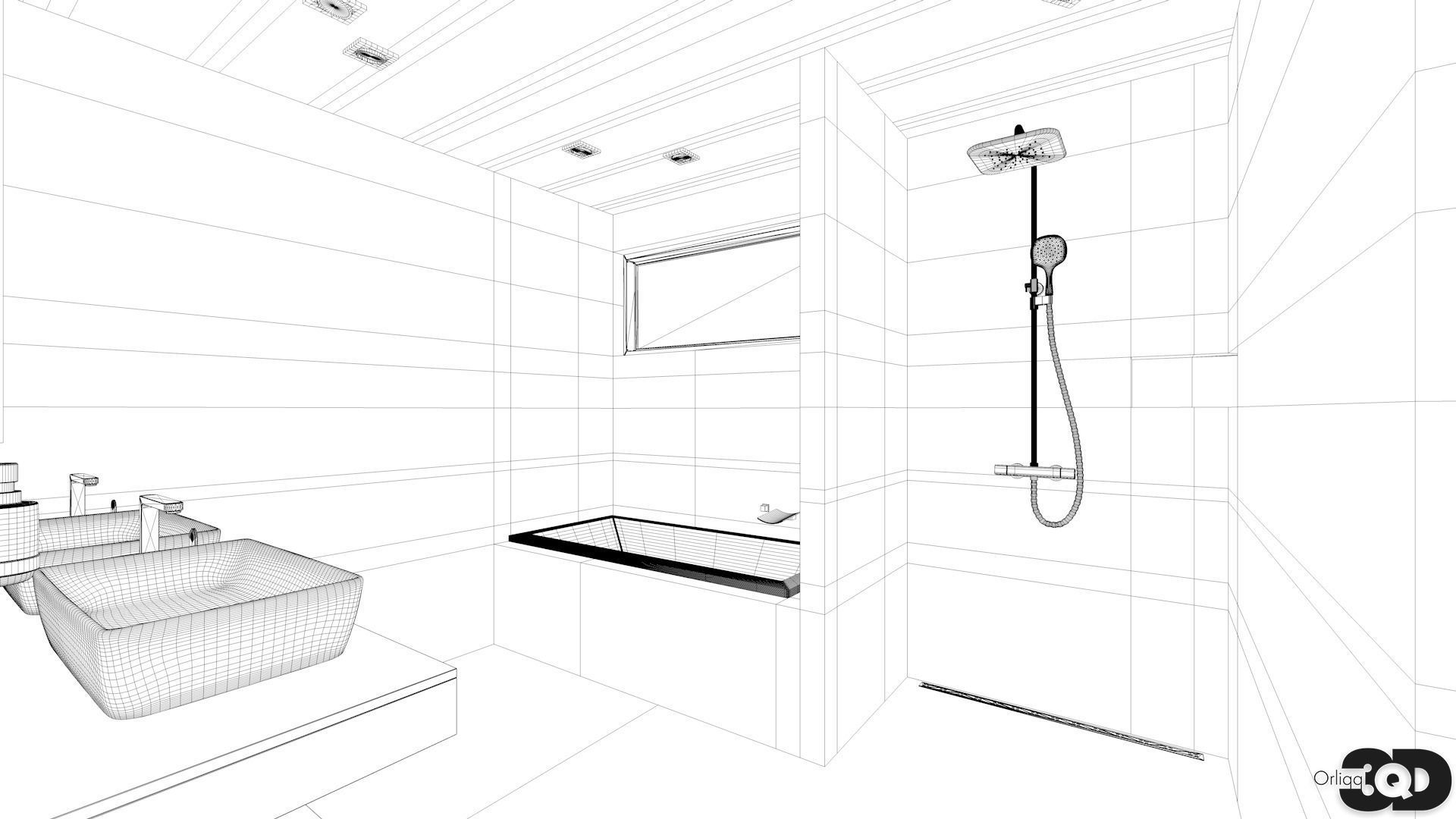 Modern House 02 3D model_24