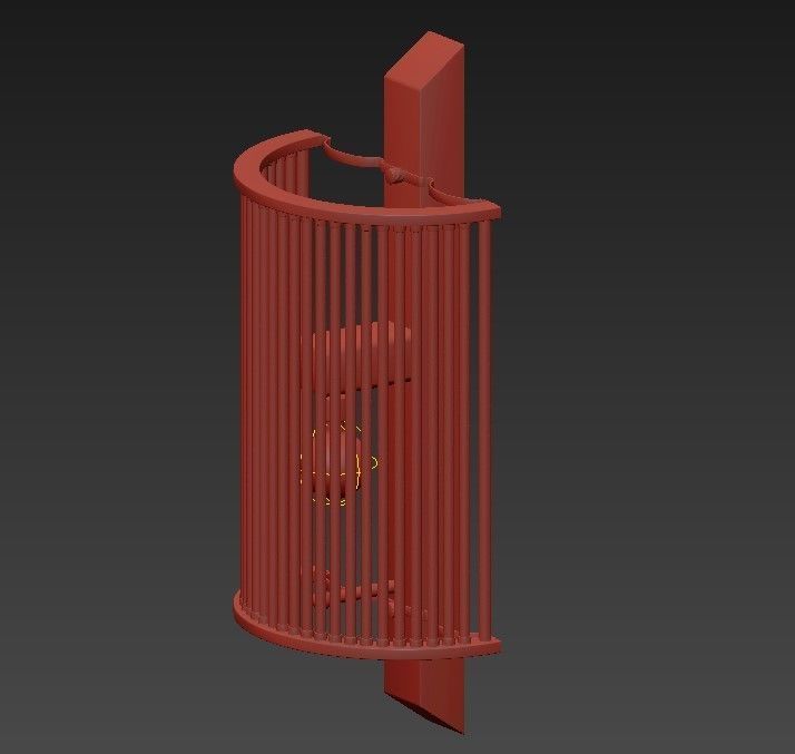 Wall Lamp Oakley 3D model_2