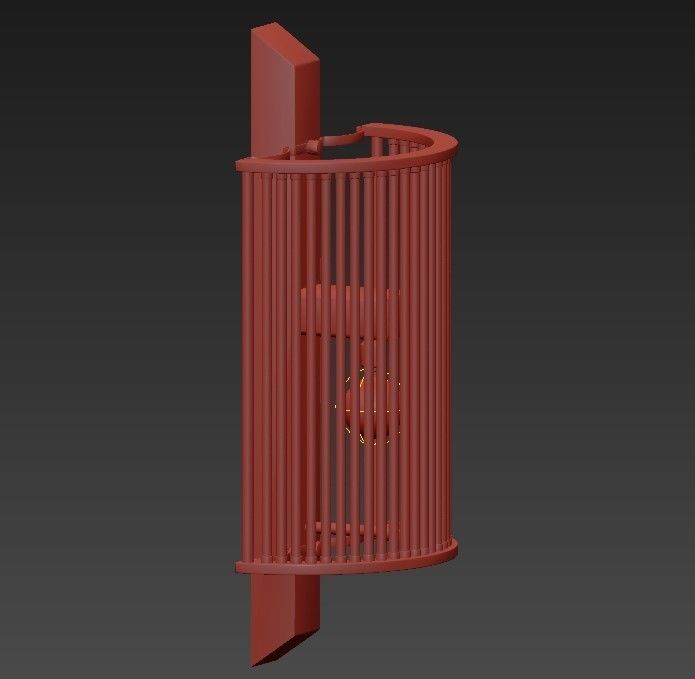 Wall Lamp Oakley 3D model_1