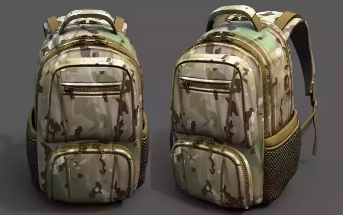 Backpack Generic military human bag storqge scifi briefcase 
