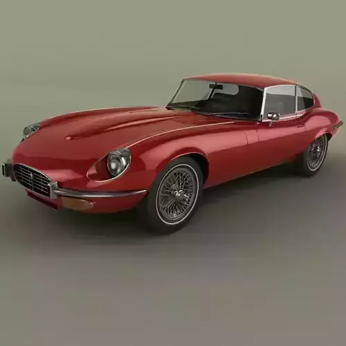 Jaguar E-Type coupe V12  series 3 3D model