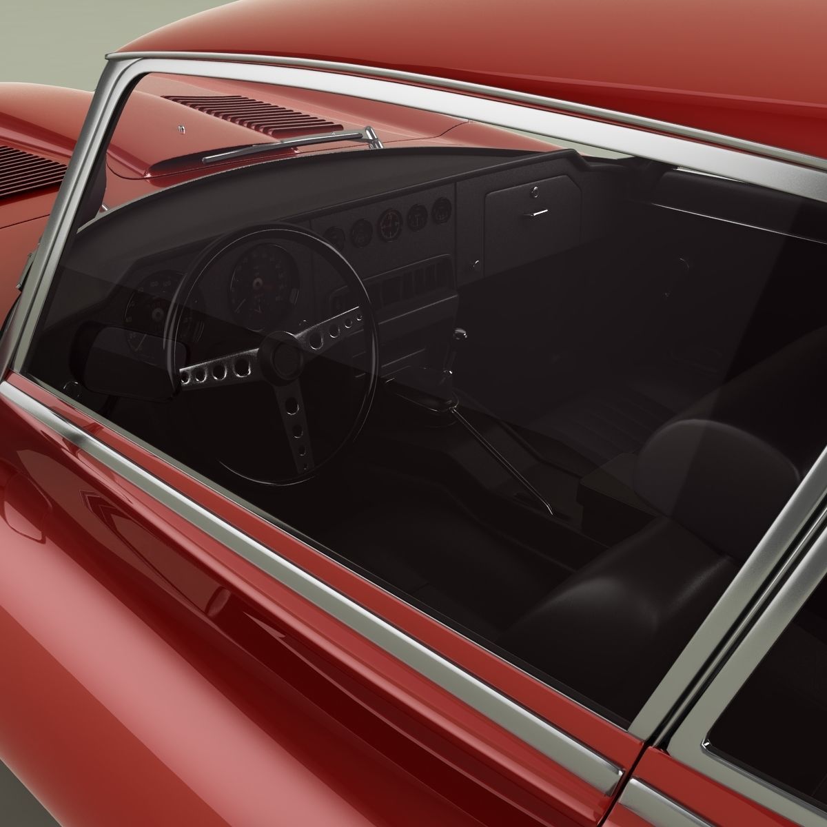 Jaguar E-Type coupe V12  series 3 3D model_8