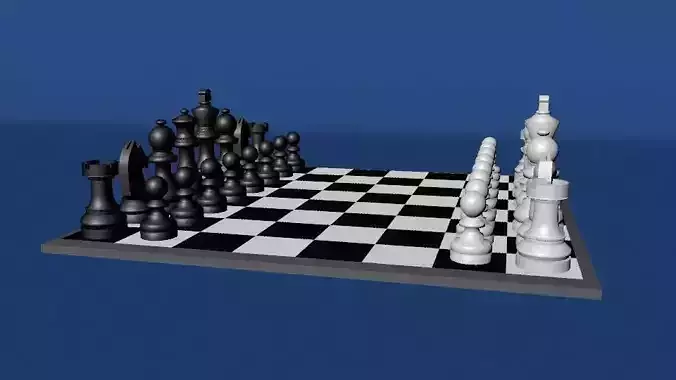 Chess FREE 3D model Free 3D model