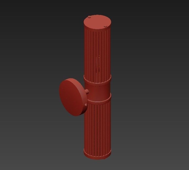 Wall Lamp Claridges Double 3D model_3