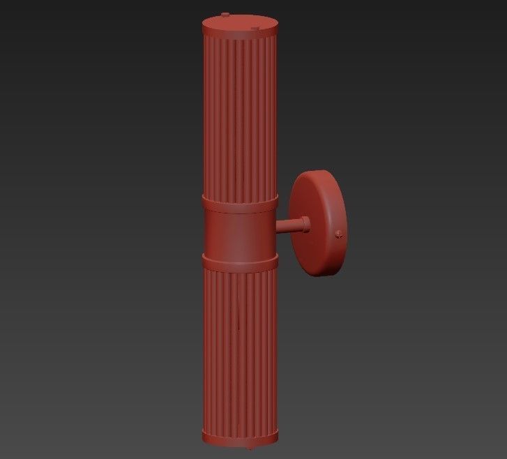 Wall Lamp Claridges Double 3D model_2