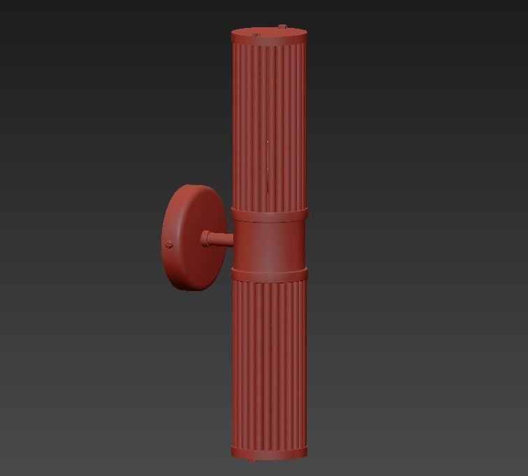 Wall Lamp Claridges Double 3D model_1