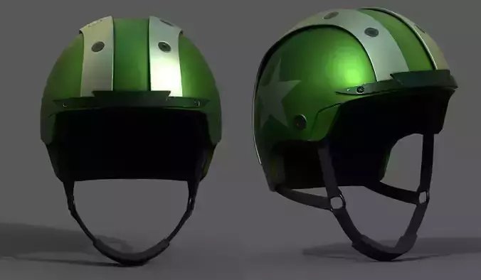 Helmet scifi fantasy bike racer Generic military human 