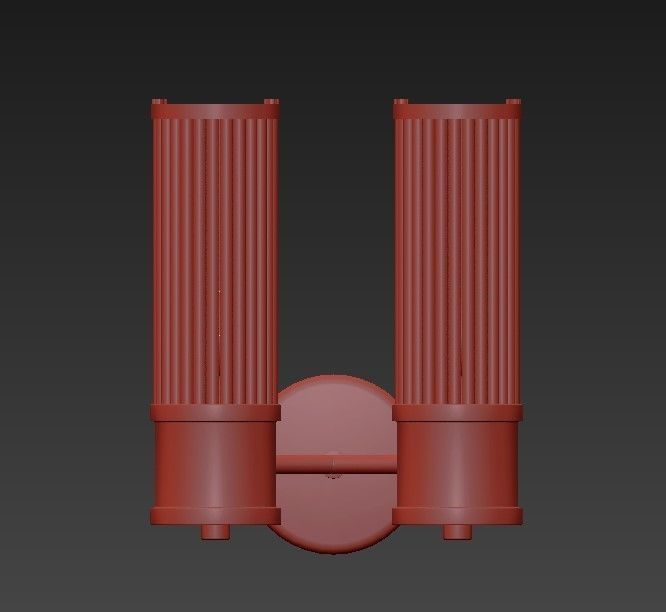 Wall Lamp Claridges Dual 3D model_4
