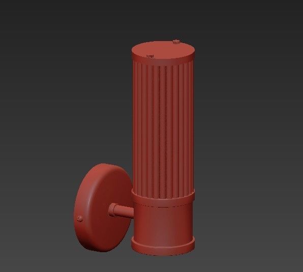 Wall Lamp Claridges Single 3D model_1