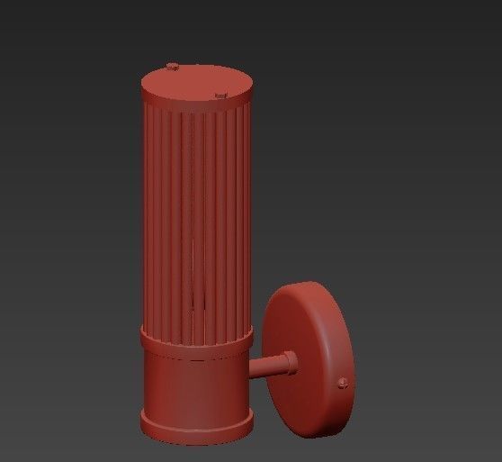 Wall Lamp Claridges Single 3D model_2