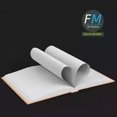 Book with heart shape