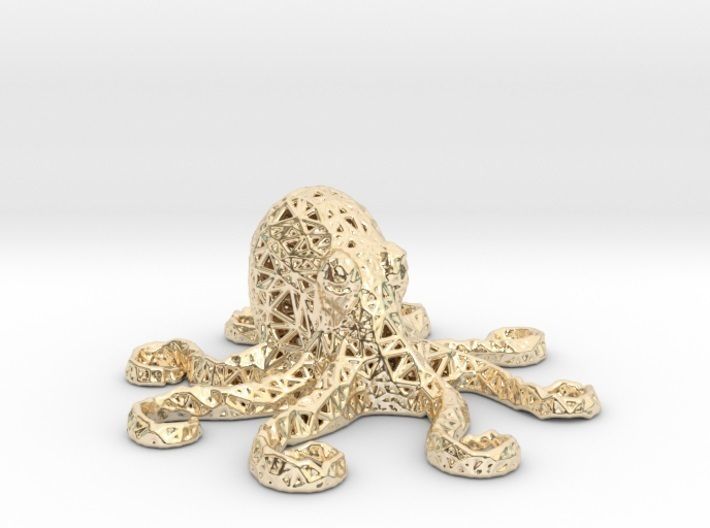 Octopus made of plastic 3D print model_39