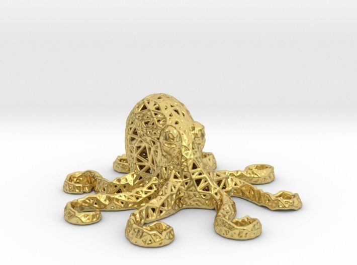 Octopus made of plastic 3D print model_37