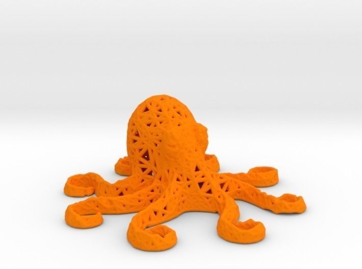 Octopus made of plastic 3D print model_48
