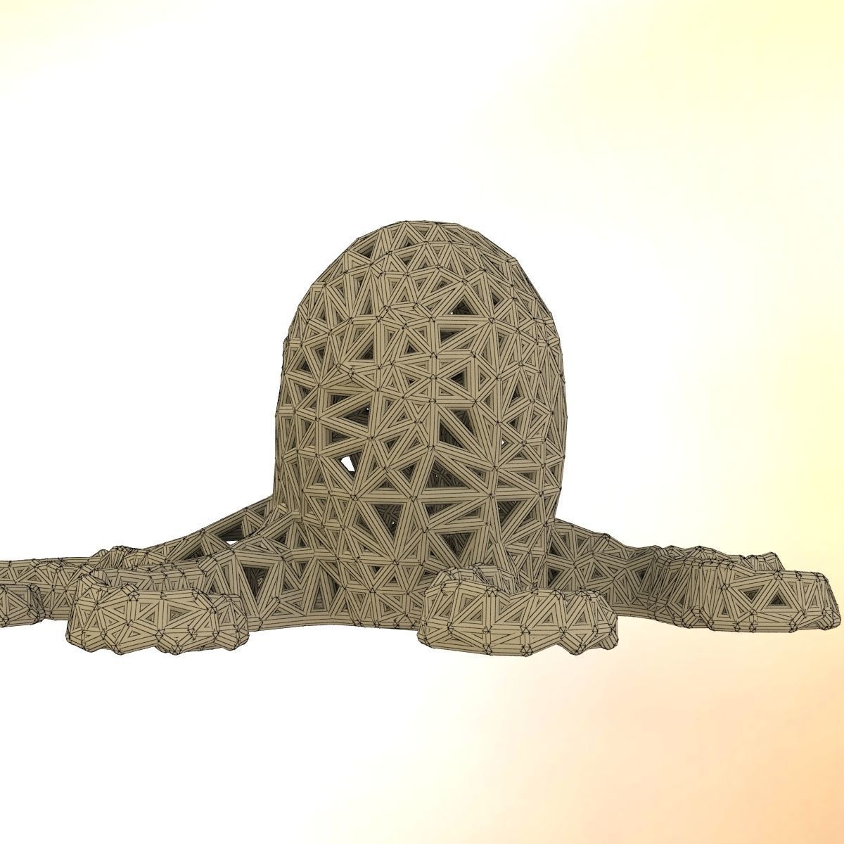 Octopus made of plastic 3D print model_8