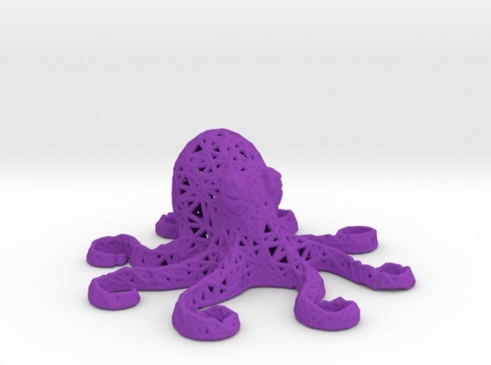Octopus made of plastic 3D print model_42