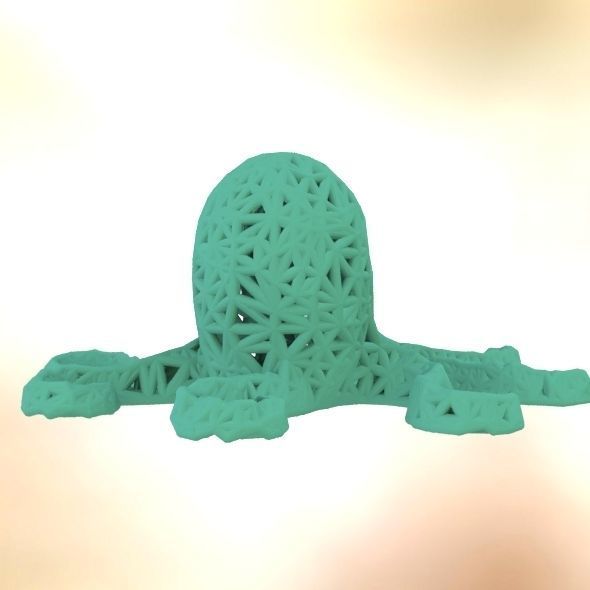 Octopus made of plastic 3D print model_21