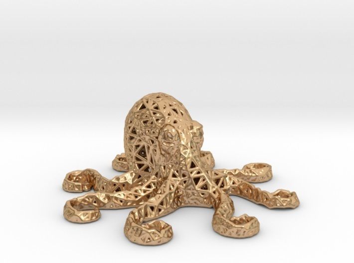 Octopus made of plastic 3D print model_49