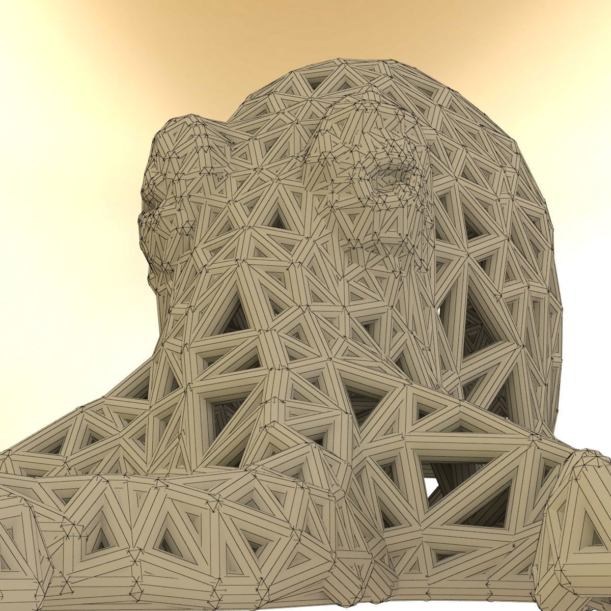 Octopus made of plastic 3D print model_10