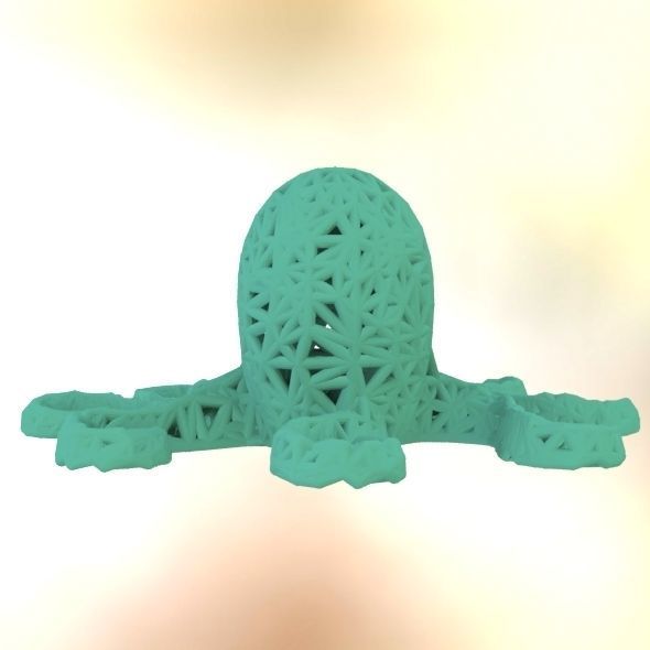 Octopus made of plastic 3D print model_22