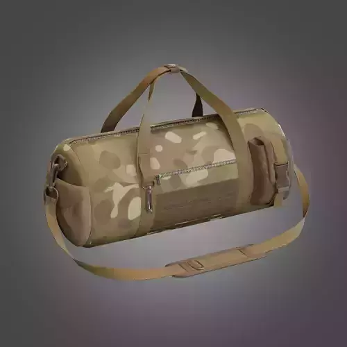 Soldier Sport Camuflage Bag Low-poly 3D model