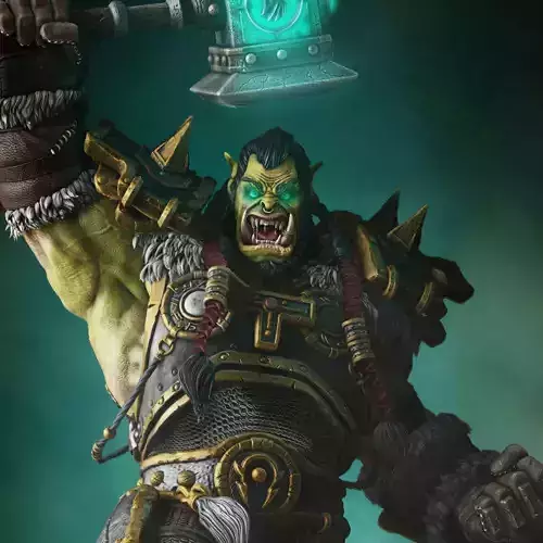 Orc Thrall wow - 3d printable 3D print model