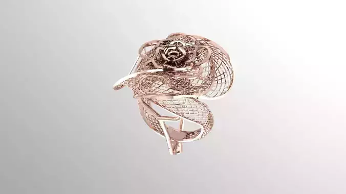 Rose filigree model