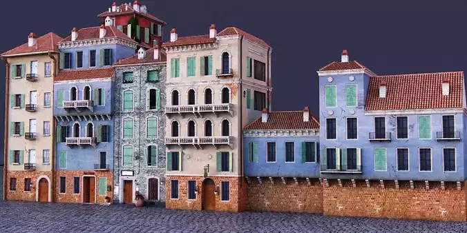Venice Building Group V1 3D model