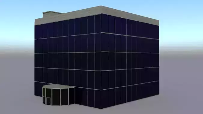 5 storey Glass Building