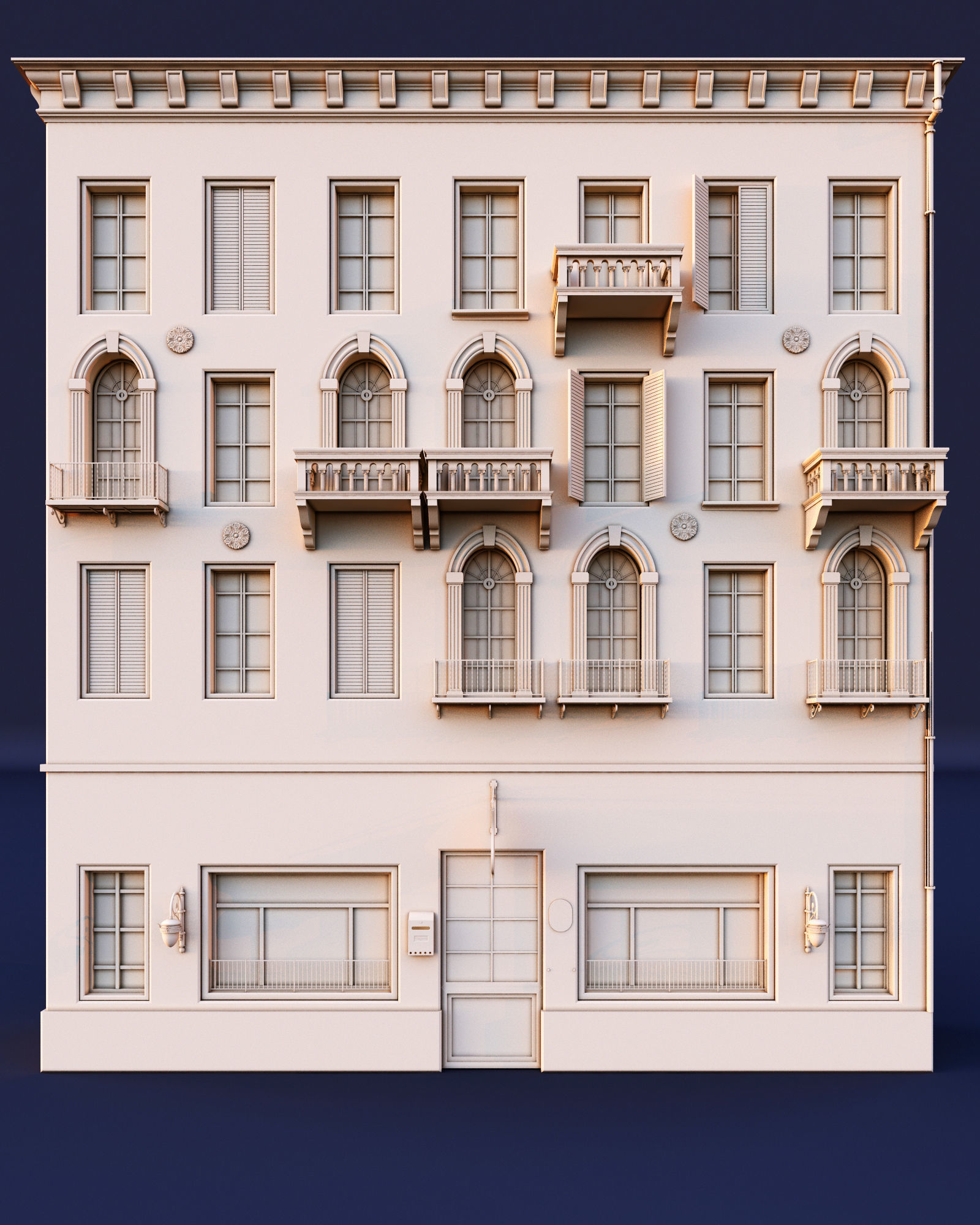 Venice Building 1 3D model_4
