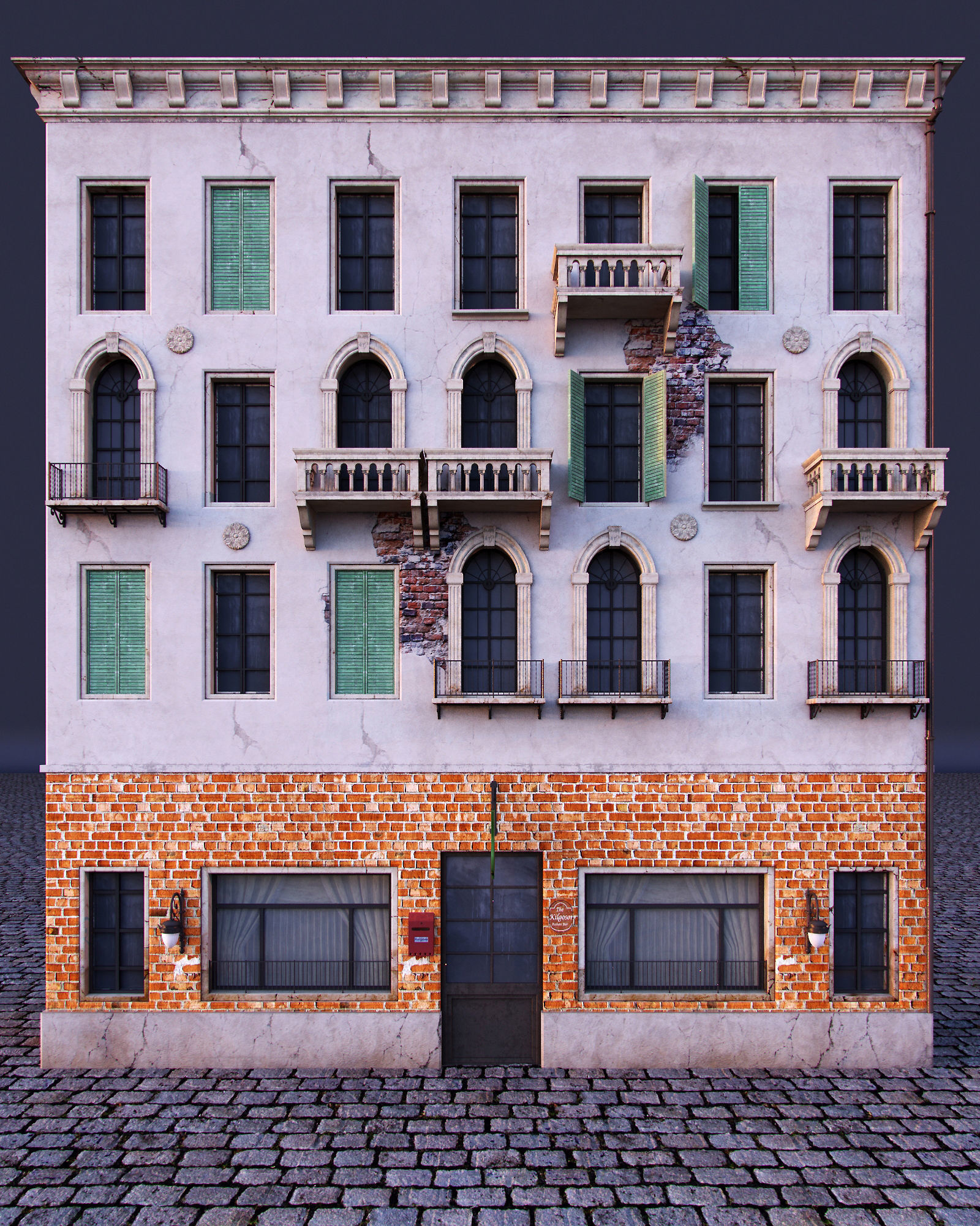 Venice Building 1 3D model_1