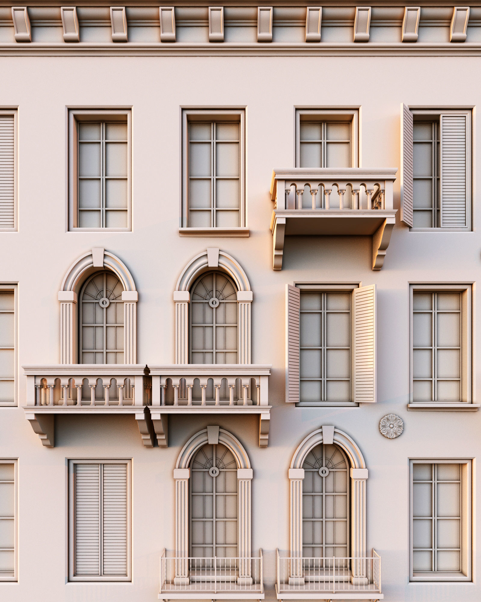 Venice Building 1 3D model_7